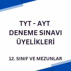 TYT - AYT Deneme Sınavları Üyelik Paketi